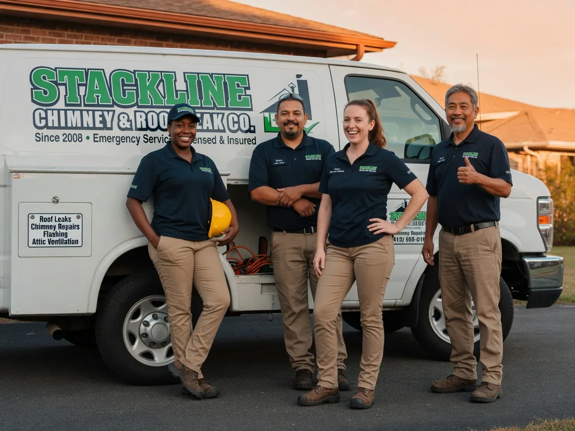 Chimney flashing repair company in Shiloh, NC